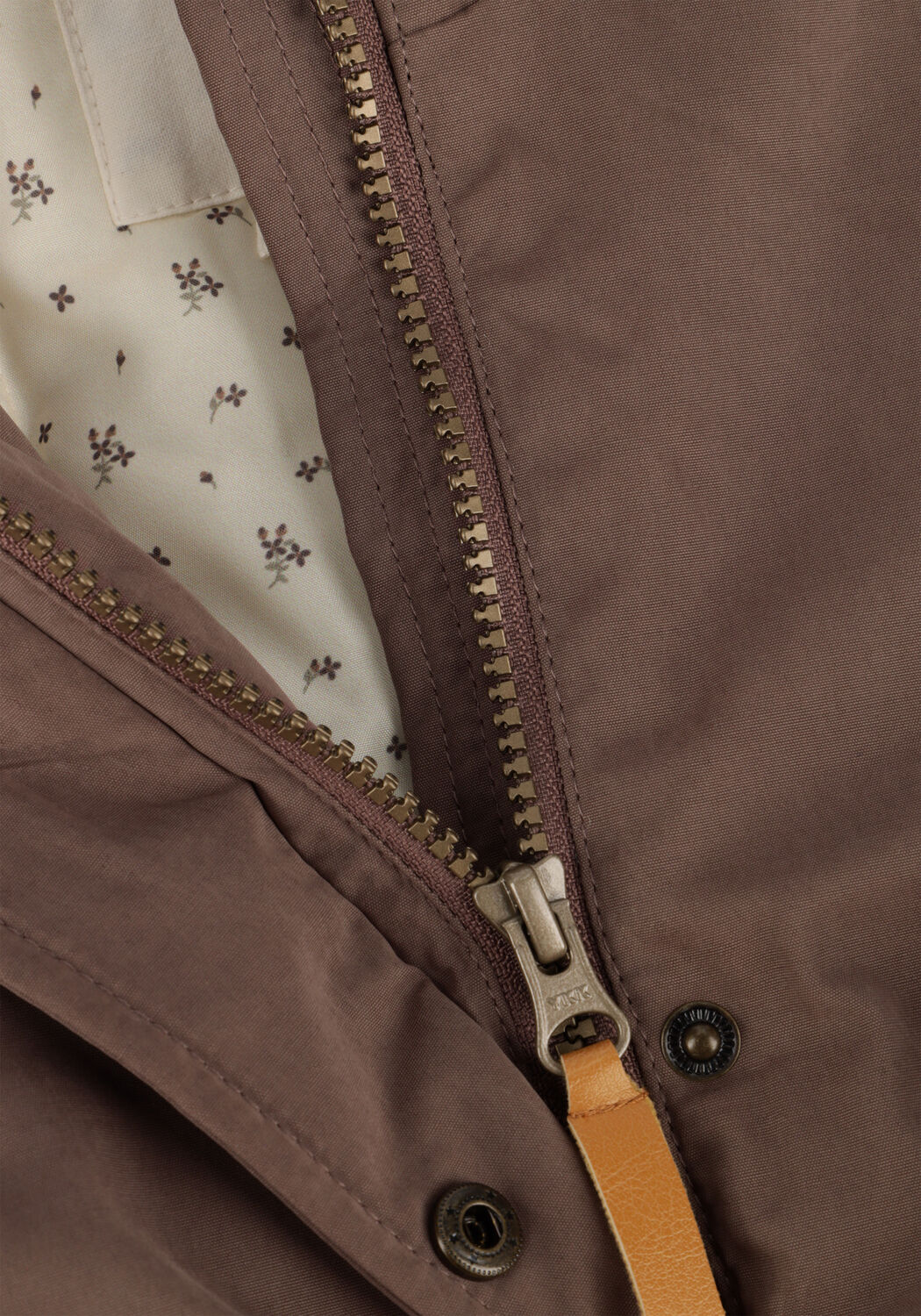 Braune LIL' ATELIER Parkas NMFGERDA PADDED LONG JACKET FO LIL - large