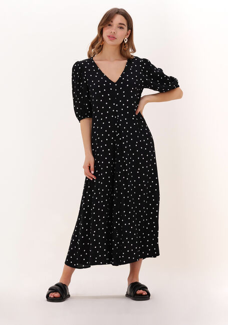 Schwarze MODSTRÖM Midikleid RIDDER PRINT DRESS - large