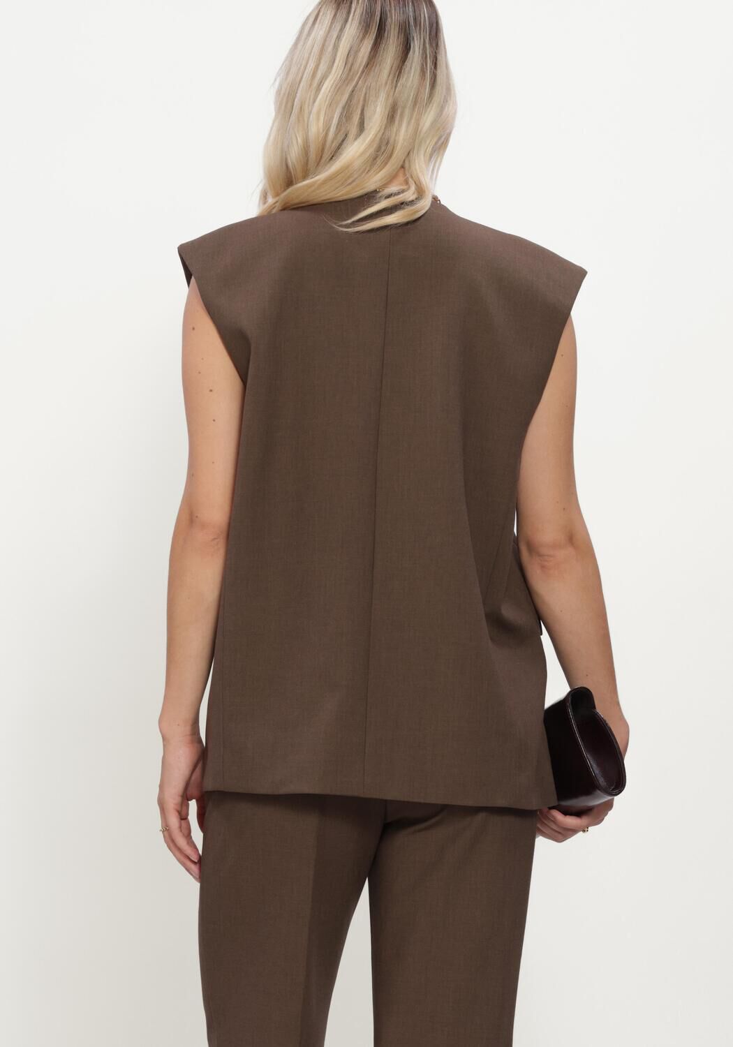 Braune MINUS Blazer MSWELMA VEST - large