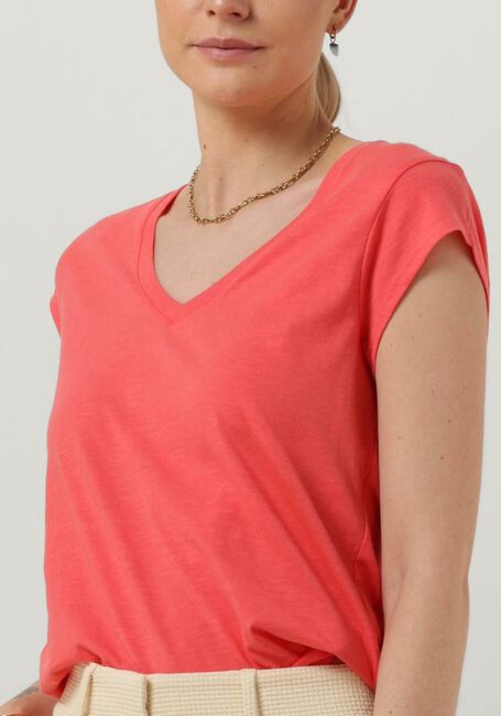 Koralle CC HEART T-shirt BASIC V-NECK T-SHIRT - large