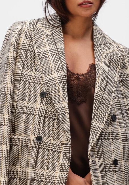 Braune HAUTE L'AMITI&Eacute; Blazer BLANKET CHECK BLAZER - large