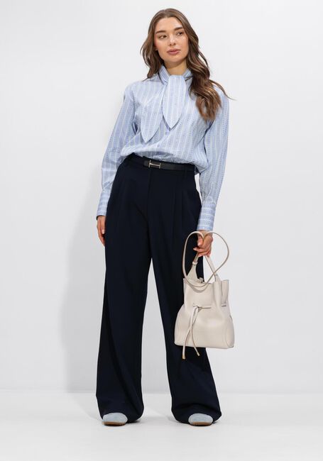 Dunkelblau CO'COUTURE Hose VOLA PLEATED LONG PANT - large