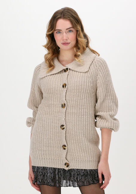 Hellgrau OBJECT Strickjacke JAMALIA L/S KNIT CARDIGAN - large