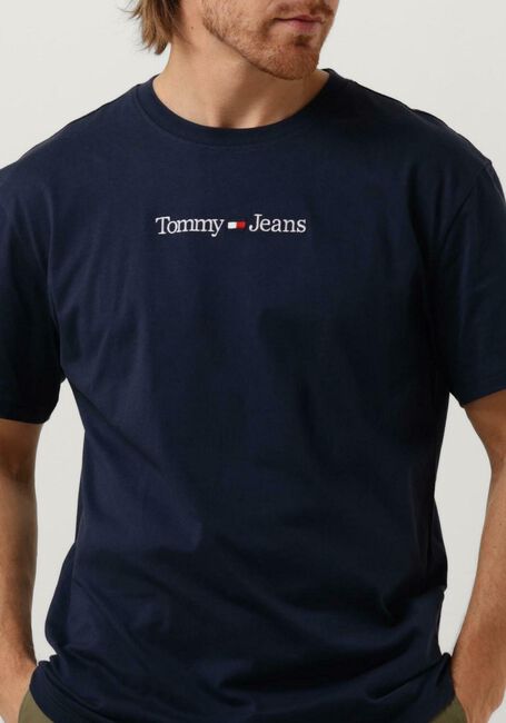 Dunkelblau TOMMY JEANS T-shirt TJM CLASSIC LINEAR LOGO TEE - large