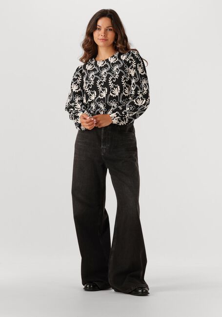 Schwarze OBJECT Top OBJMYA RE L/S TOP - large