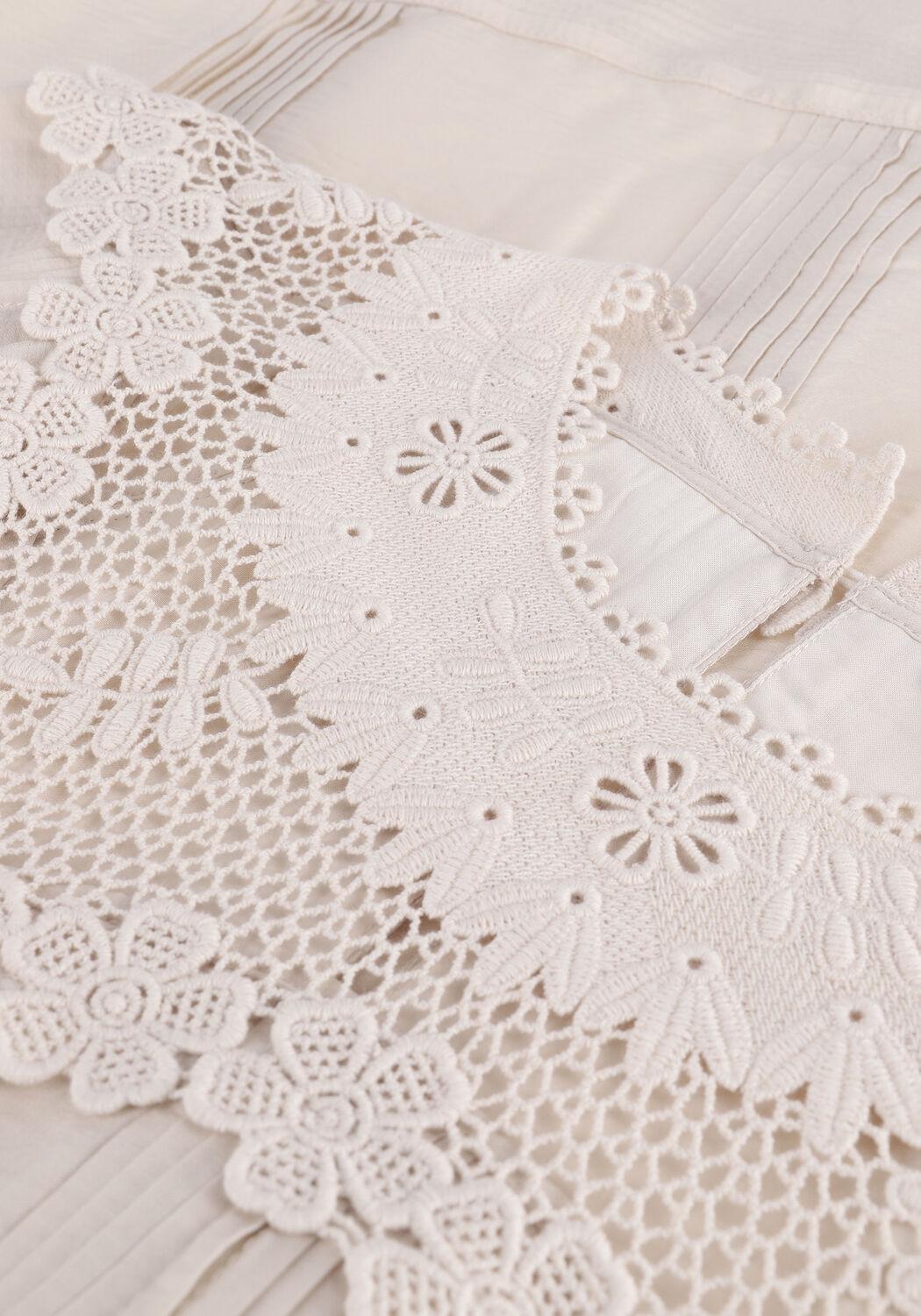 Ecru IDANO Minikleid DENIS - large