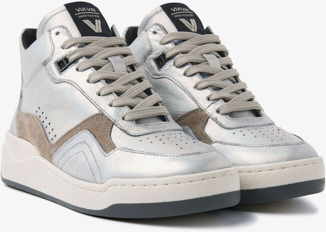 Silberne VIA VAI Sneaker High SAM HUNTER - large