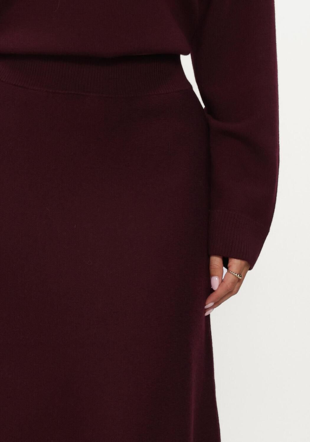 Bordeaux TWIST & TANGO Maxirock FELINA KNITTED SKIRT - large