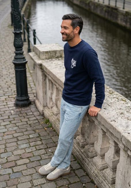 Dunkelblau THE GOODPEOPLE Sweatshirt LITO - large