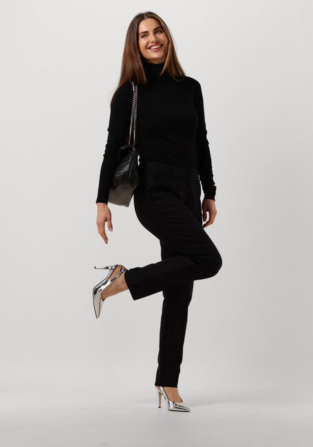 Schwarze SUMMUM Rollkragenpullover SWEATER TURTLE NECK BASIC KNIT (7S5529) - large