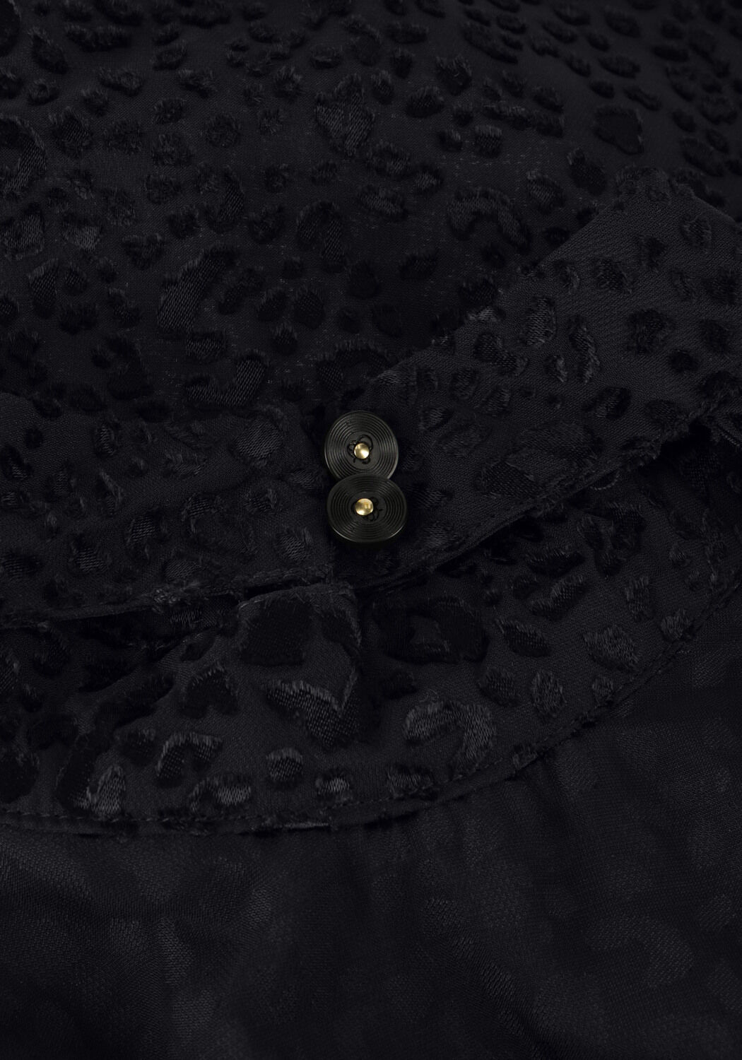 Blaue SCOTCH & SODA Blusen MOCK NECK TOP WITH OPEN BACK DETAIL - large