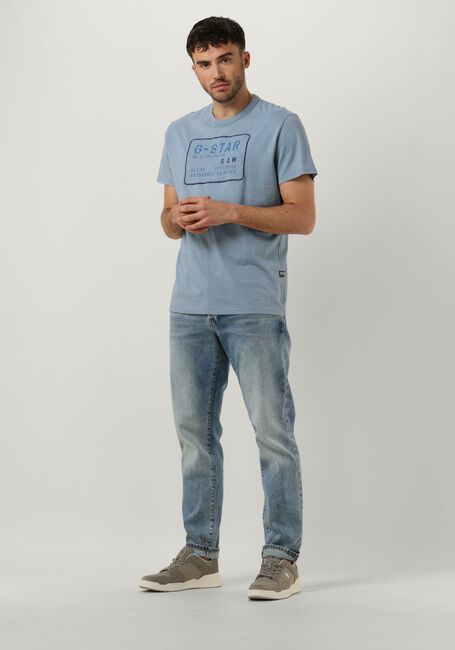 Hellblau G-STAR RAW T-shirt APPLIQUE MULTI TECHNIQUE R T - large