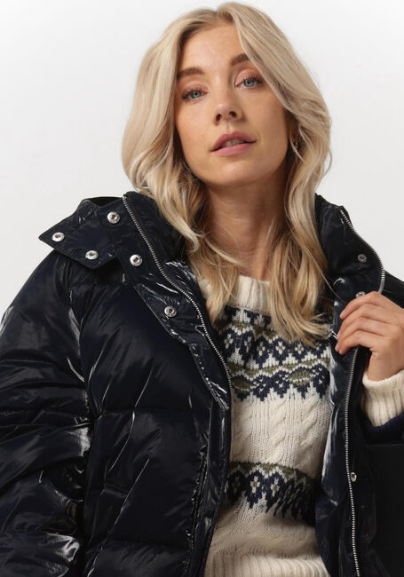 Schwarze SCOTCH & SODA Wattierte Jack WATER REPELLENT TECHNICAL PUFFER JACKET - large