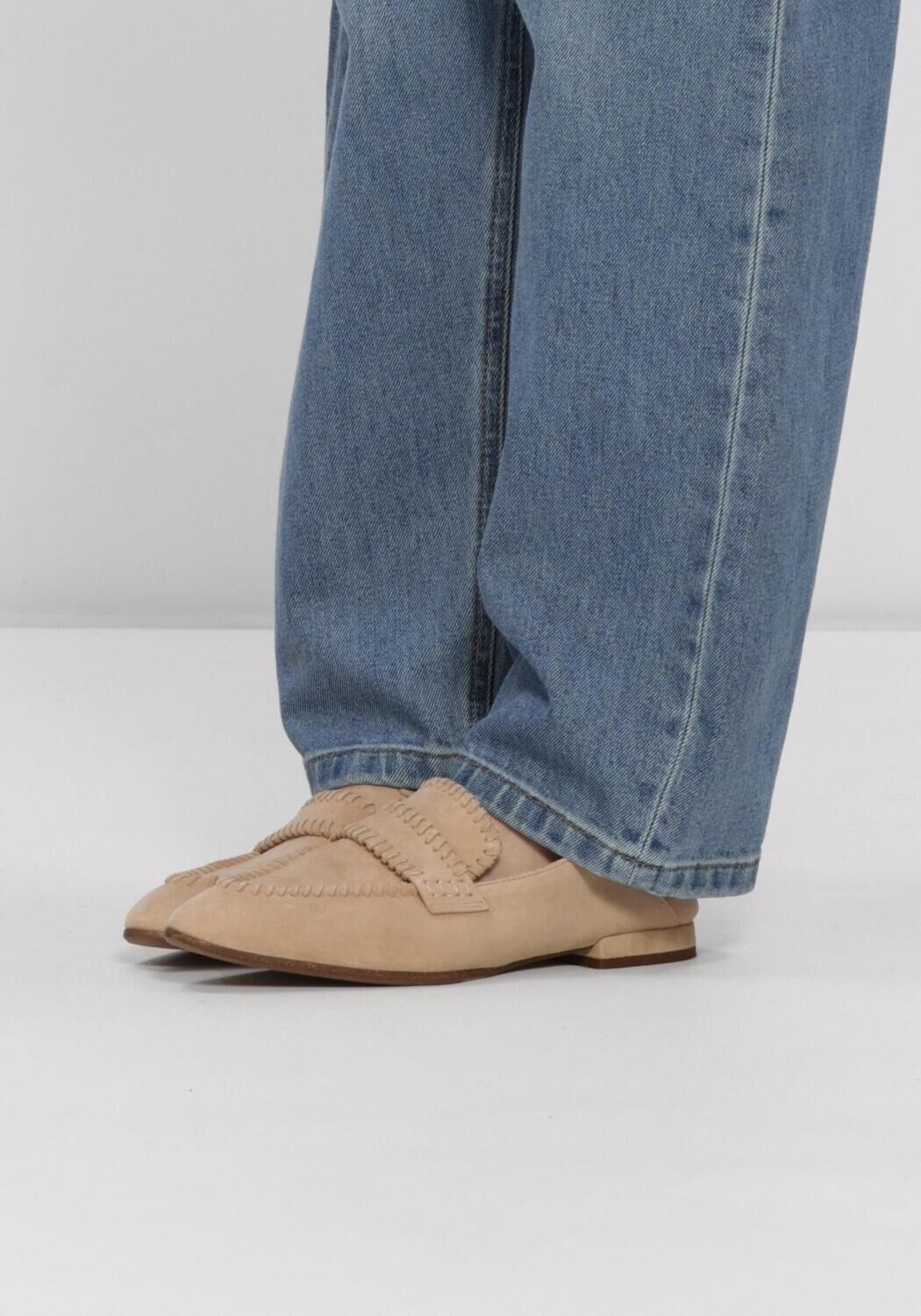 Beige STEFANO LAURAN Loafer DK2692 - large