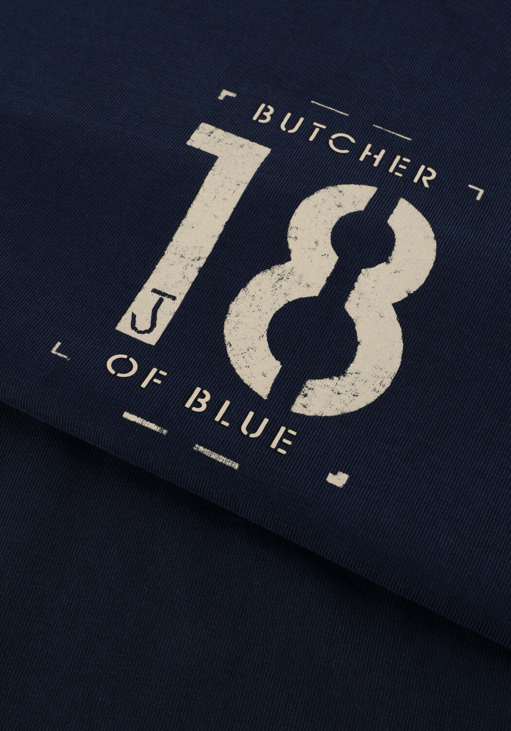 Dunkelblau BUTCHER OF BLUE T-shirt ARMY 18 STENCIL TEE - large