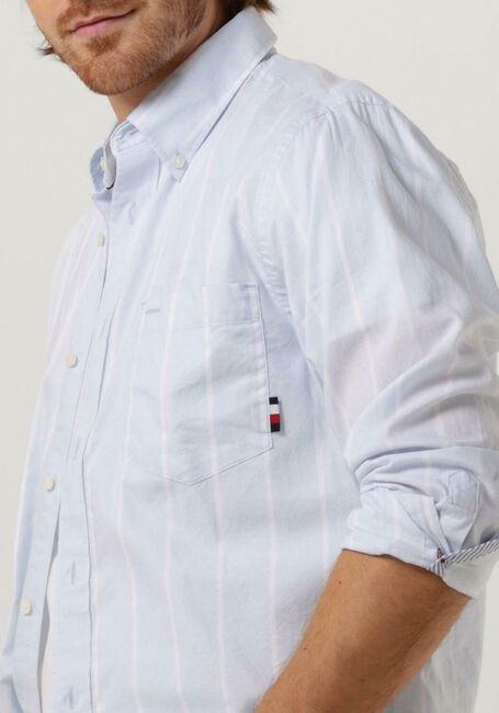 Blaue TOMMY HILFIGER Casual-Oberhemd OXFORD STRIPE RF SHIRT - large