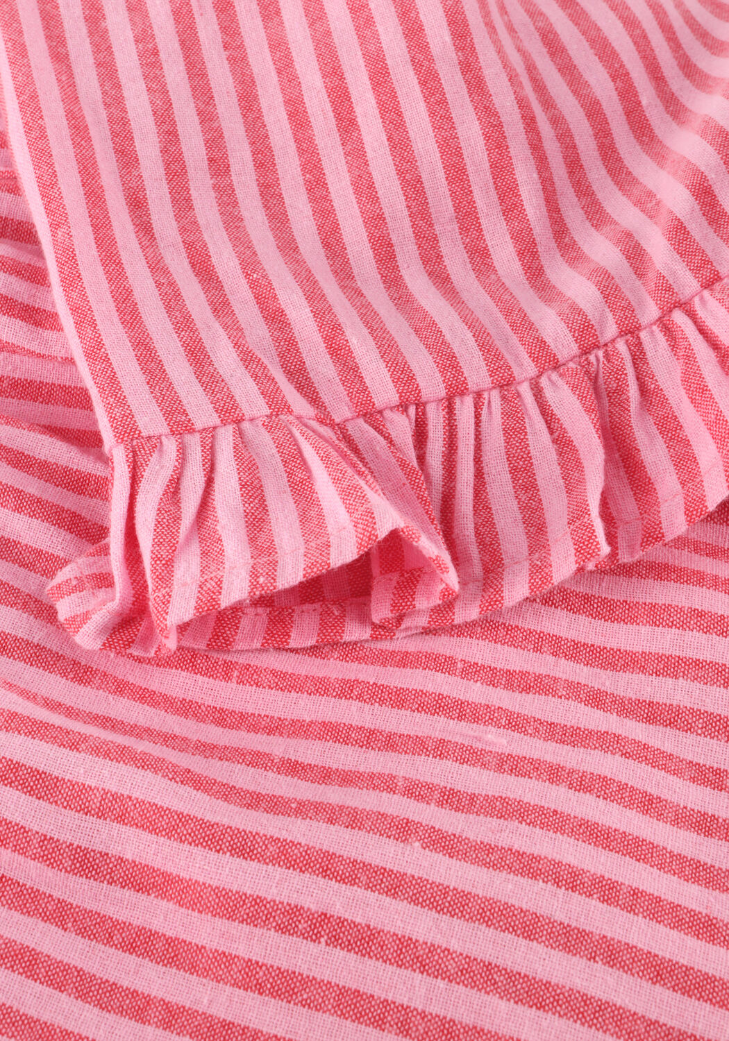 Beige COLOURFUL REBEL Kurze Hose SENSA STRIPED RUFFLE SHORT - large