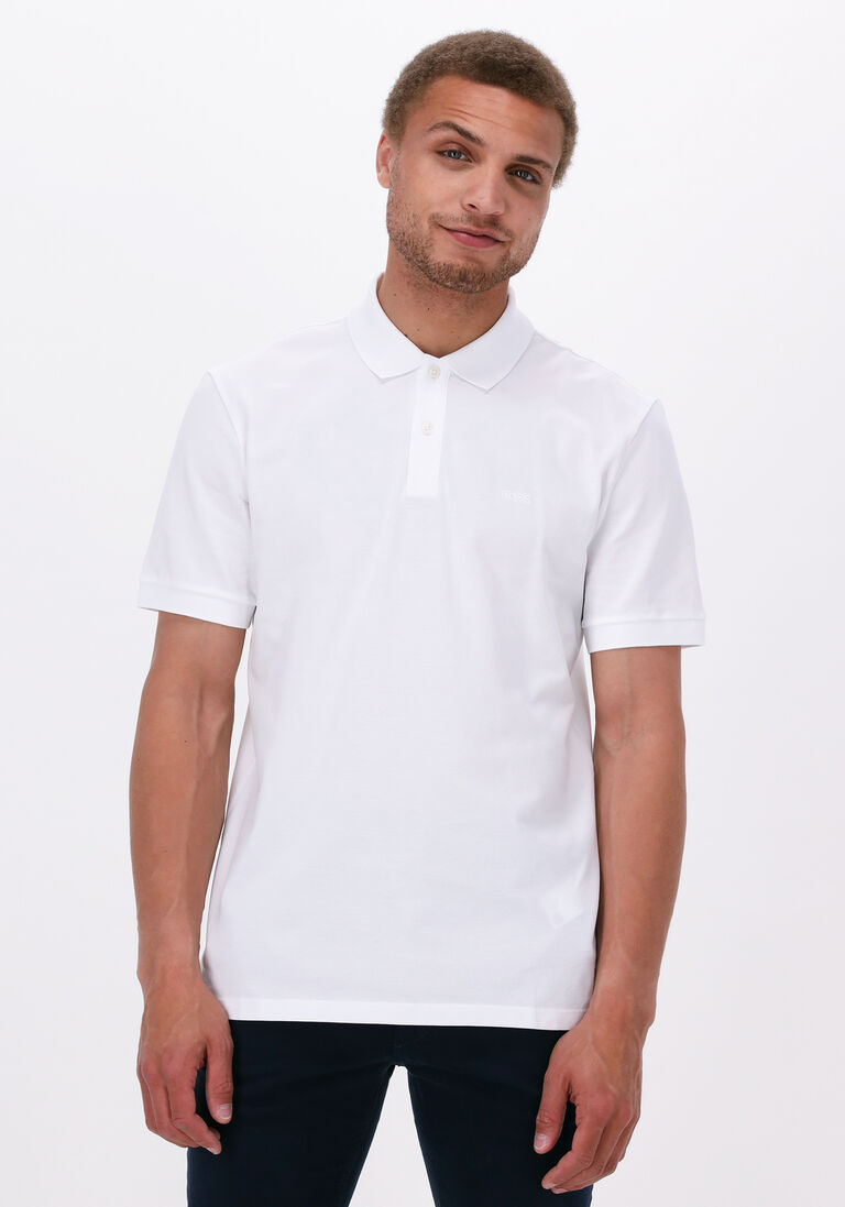 weiße boss polo-shirt pallas