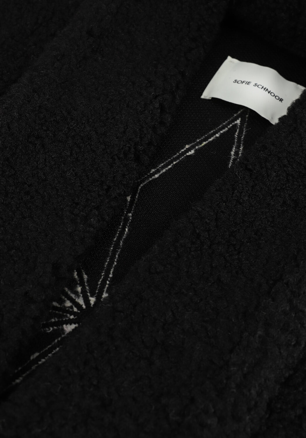 Schwarze SOFIE SCHNOOR Strickjacke SW LIDA - large