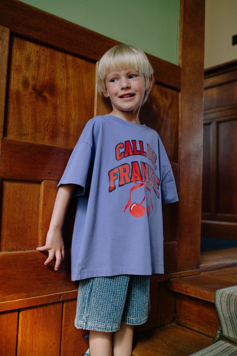 Lilane CALL ME FRANKIE T-shirt CHERRY FRANKIE T-SHIRT - large