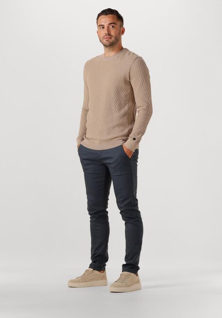 Beige CAST IRON Pullover REGULAR FIT COTTON STRETCH STRUCTURE - large