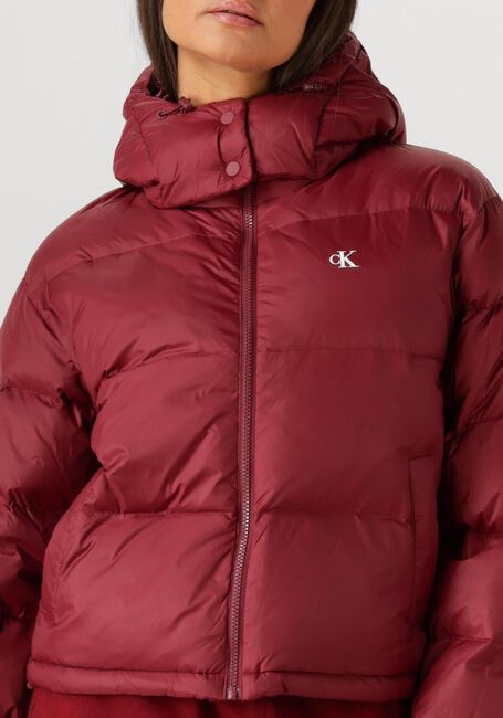Bordeaux CALVIN KLEIN Wattierte Jack ESSENTIAL MIDWEIGHT PUFFER JACKE - large