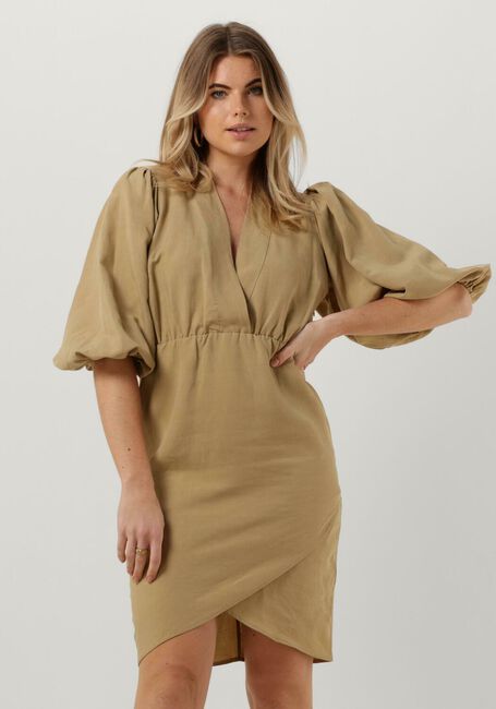 Khaki NOTES DU NORD Minikleid GLEENA SHORT DRESS - large