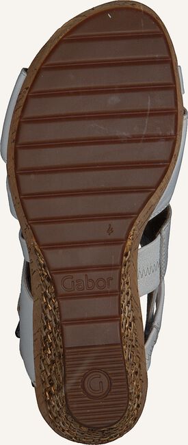 Weiße GABOR Flache Sandalen 822 Weiße GABOR Flache Sandalen 822 - large