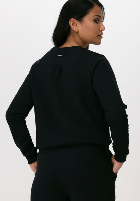 Schwarze SHABBIES Pullover SHC0002 SWEATER WITH CREW NECK - large