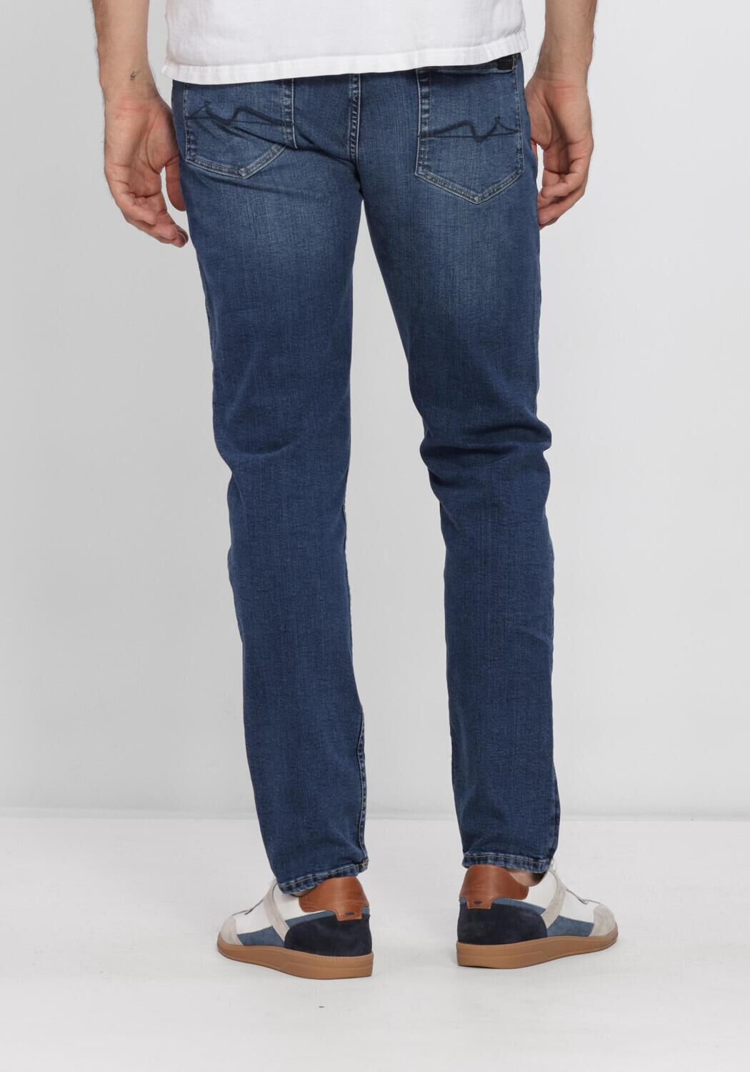 Dunkelblau 7 FOR ALL MANKIND Tapered jeans SLIMMY TAPERED SIGNAL - large