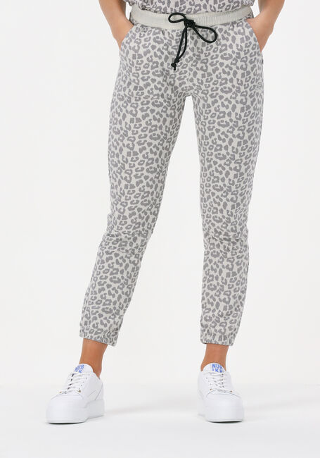 Graue 10DAYS Jogginghose CROPPED JOGGER LEOPARD - large