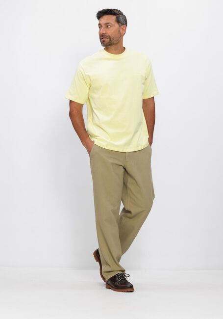 Gelbe WOODBIRD T-shirt WBBAINE BASE TEE - large