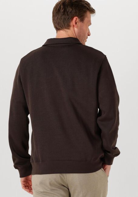 Braune LACOSTE Pullover CLASSIC FIT POLO COLLAR RIBBED POLO - large