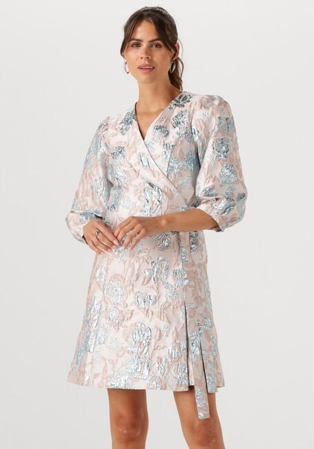 Hell-Pink SELECTED FEMME Minikleid SLFDEMMI-SIV SS WRAP DRESS - large