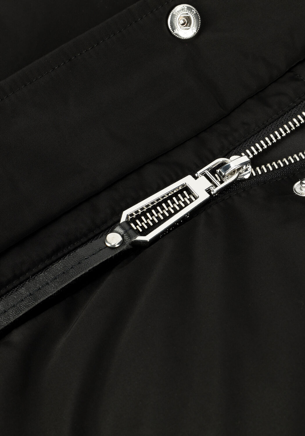 Schwarze SILVIAN HEACH Wattierte Jack LONG DOWN JACKET IBAR - large