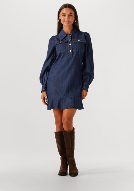 Dunkelblau NEO NOIR Minikleid NIKKO DENIM DRESS - large