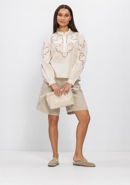 Nicht-gerade weiss SUMMUM Tops & T-shirts TOP EMBROIDERED CAMBRIC - large