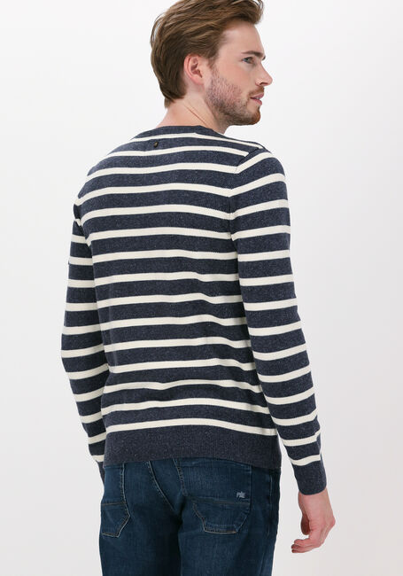 Blaue PME LEGEND Pullover R-NECK COTTON RIB - large