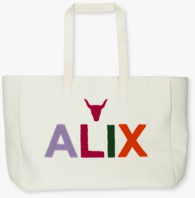 Weiße ALIX THE LABEL Shopper WOVEN ALIX TOTE BAG - large