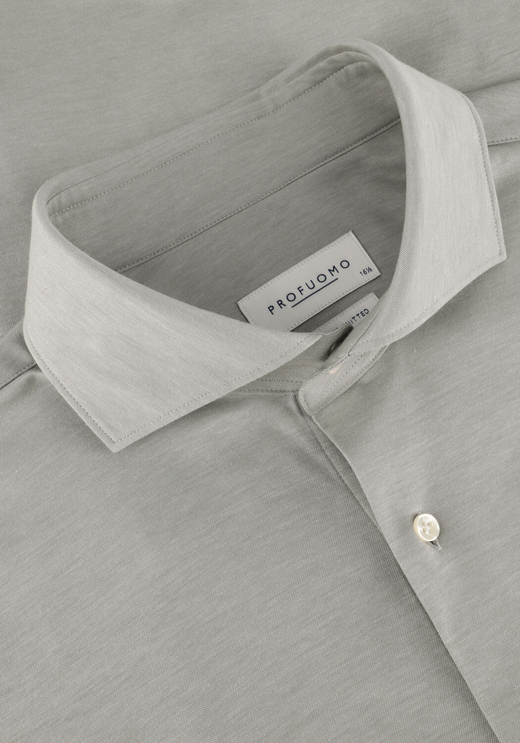 Graue PROFUOMO Klassisches Oberhemd SHIRT X-CUTAWAY JAPANESE KNITTED - large