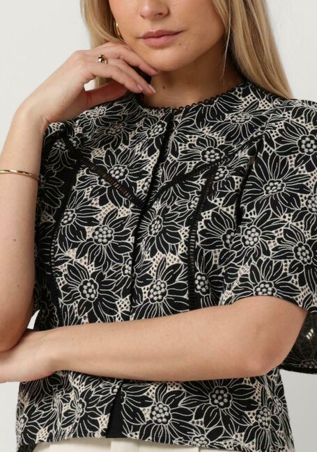 Schwarze SUNCOO Blusen LIAM - large
