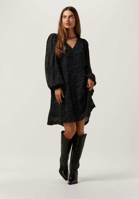 Dunkelgrau MODSTRÖM Minikleid ARIELLA PRINT DRESS - large