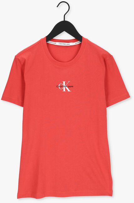 Koralle CALVIN KLEIN T-shirt MONOGRAM LOGO TEE - large