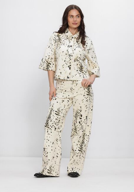 Beige MODSTR&Ouml;M Tops & T-shirts ULIANAMD PRINT SHIRT - large