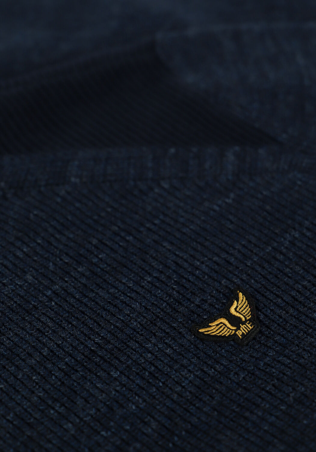 Blaue PME LEGEND Pullover R-NECK COTTON RIB KNIT - large