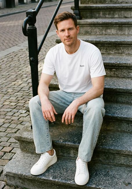 Wei&szlig;e FOR&Eacute;T T-shirt OAK T-SHIRT - large