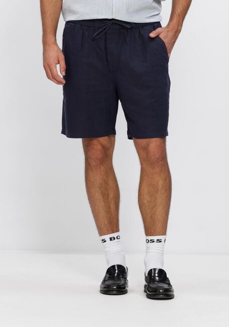 Dunkelblau LES DEUX Kurze Hose OTTO LINEN SHORTS - large