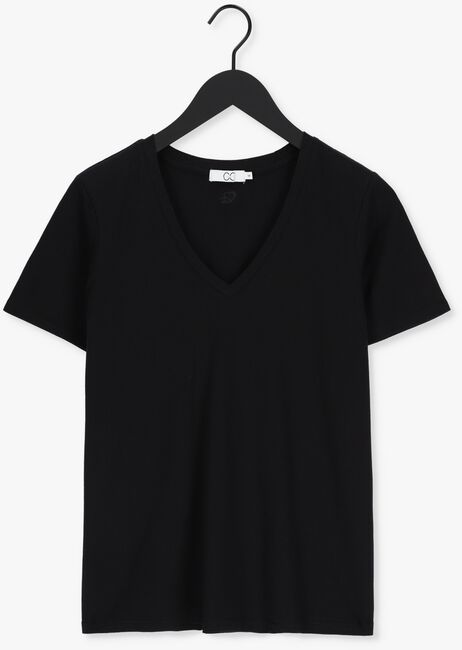 Schwarze CC HEART T-shirt ORGANIC COTTON V-NECK TSHIRT - large