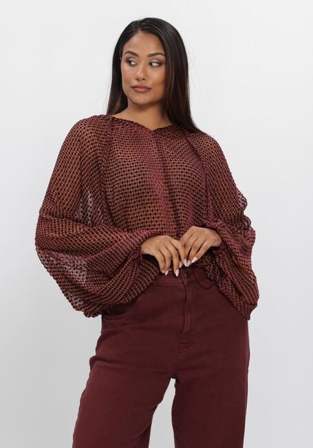 Bordeaux NUKUS Blusen ALICIA BLOUSE PATTERN - large