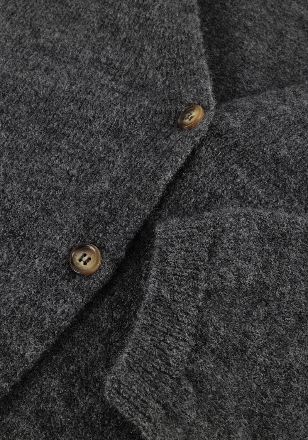 Graue MODSTR&Ouml;M Strickjacke PATRICKMD CARDIGAN - large